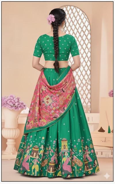 Artriddhs Dola silk D NO DEGITAL 08 Lehenga choli wholesale rates in Pune - wholesale export